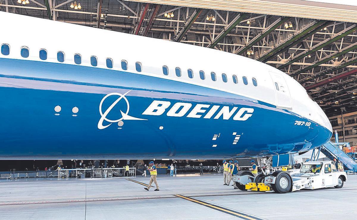 Avión Boeing 78 Dreamliner en una imagen de archivo