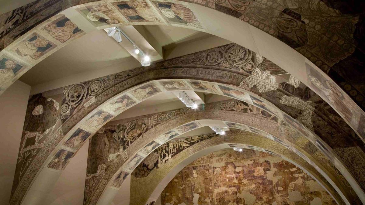Así son las obras de Sijena, la Capilla Sixtina del románico español