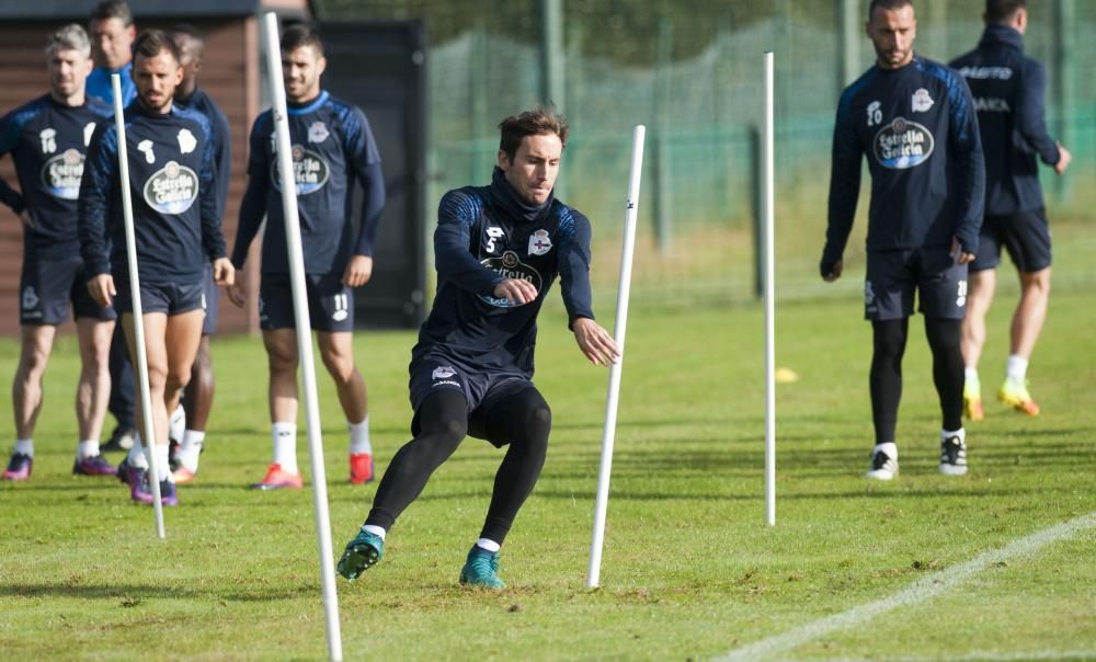 Nueva sesión de preparación para el partido del domingo, 23 de octubre, ante el Celta en Balaídos.