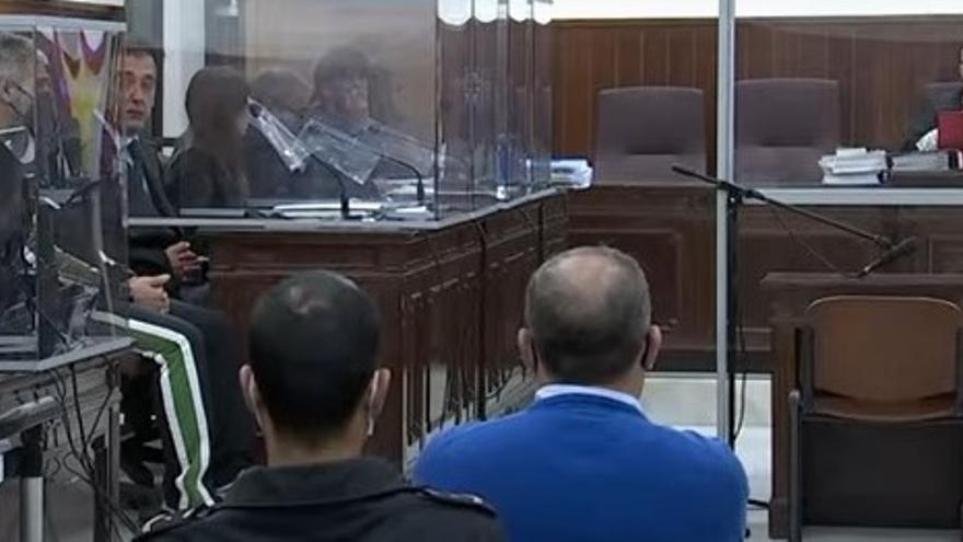Bernardo Montoya en el juicio de la Audiencia de Huelva.