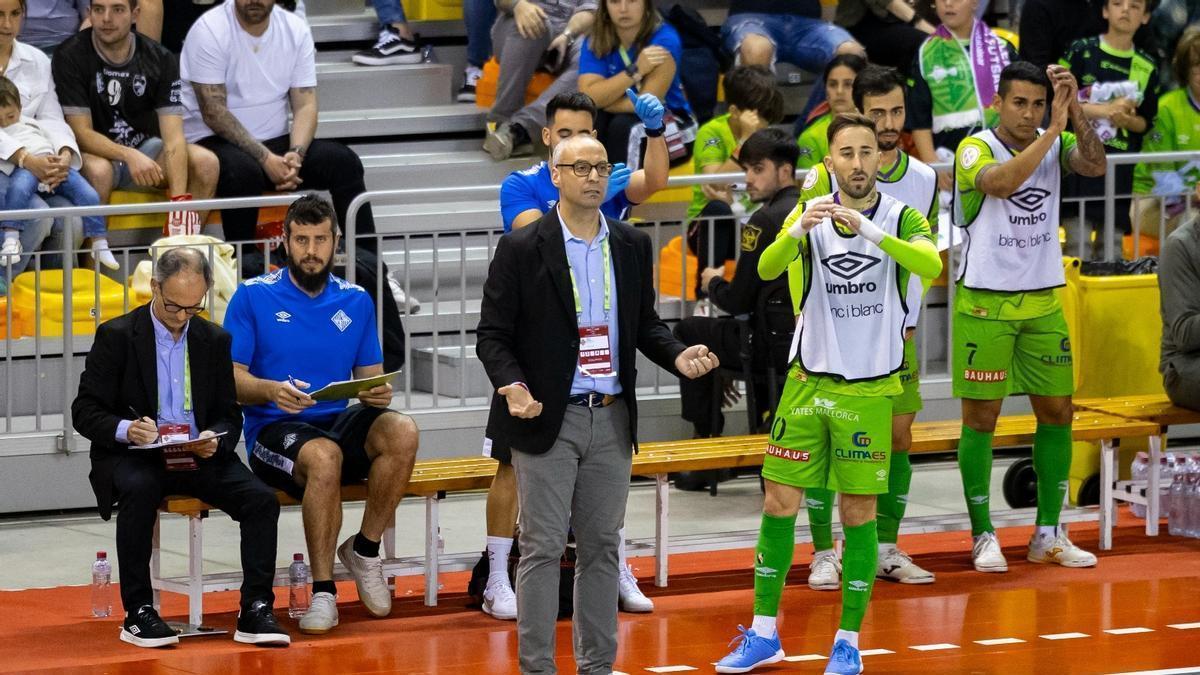 El entrenador del Palma Futsal, Antonio Vadillo