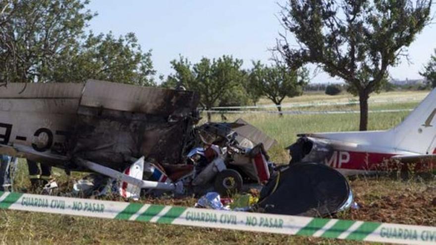 Accidente aéreo en Palma de Mallorca