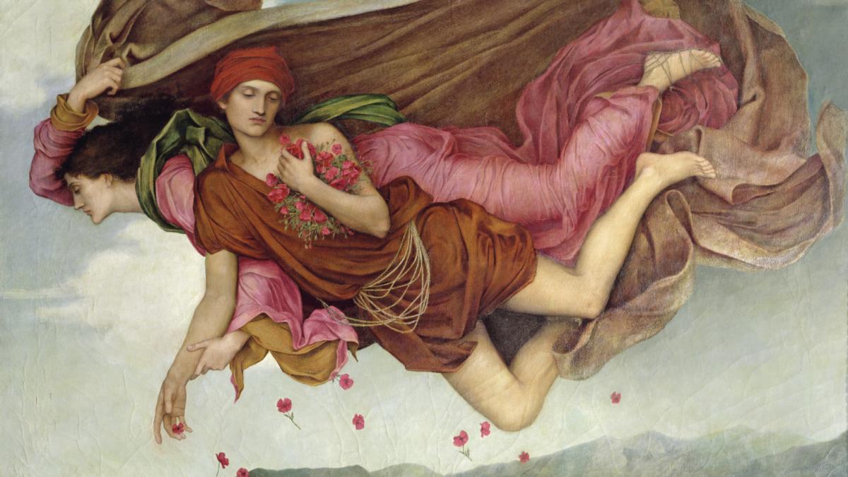 'Noche y sueño' de Evelyn de Morgan (1878).