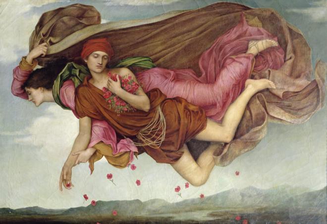 ’Noche y sueño’ de Evelyn de Morgan (1878). 