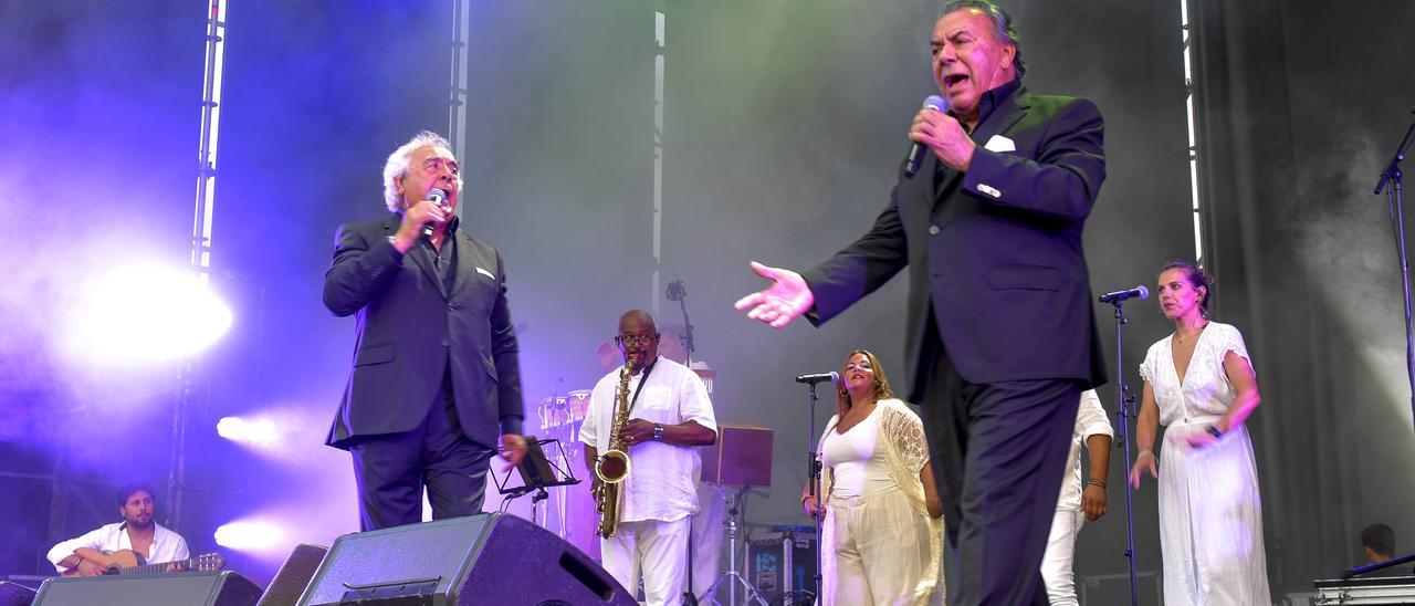 Los del Río, ayer, en la Plaza de la Música