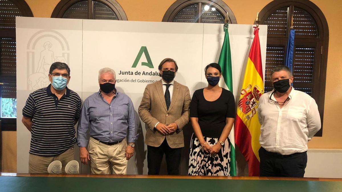 Reunión entre el delegado del Gobierno, Antonio Repullo, y la asociación MetalCórdoba.