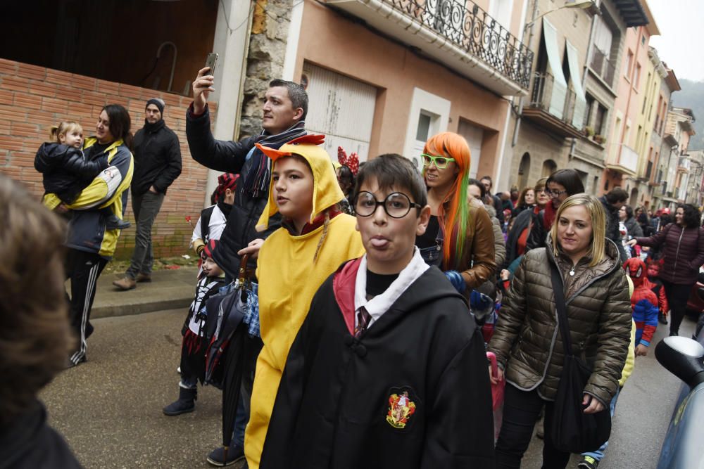 La rua del Carnaval infantil de Sallent