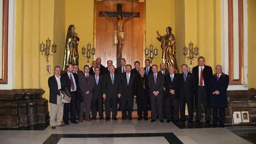 Los socios de la asociación en una imagen de 2007.