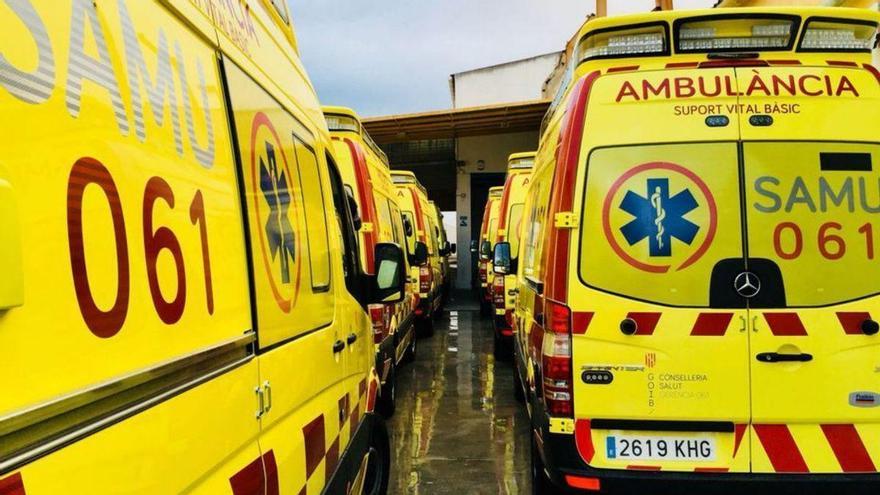 Denuncian un aumento de incidentes y &quot;costes disparados&quot; en el servicio de ambulancias extrahospitalarias de Baleares