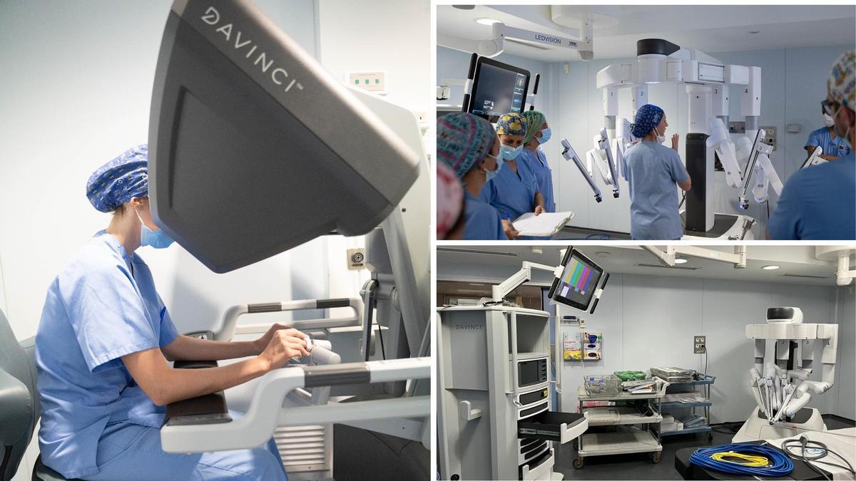 El robot DA VINCI facilita a los cirujanos la tarea de realizar movimientos específicos.