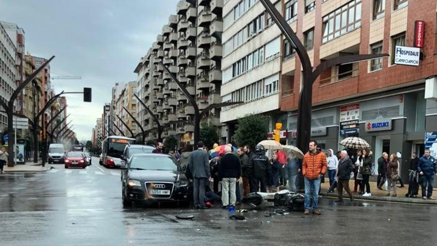 Este es el &quot;punto negro&quot; del tráfico en Gijón: 21 accidentes en los últimos dos meses