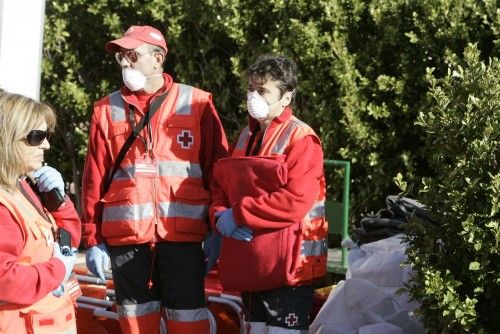 Simulacro de emergencias en Águilas