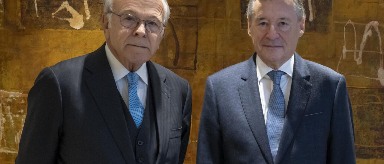 Isidre Fainé y Àngel Simón, de Criteria Caixa