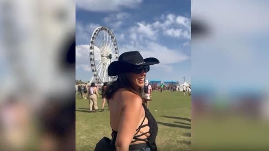 Anabel Pantoja enamorada de Coachella y de Las Vegas