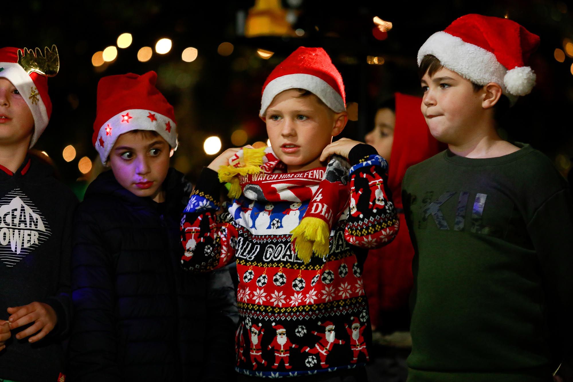 Encendido del alumbrado navideño en Sant Antoni