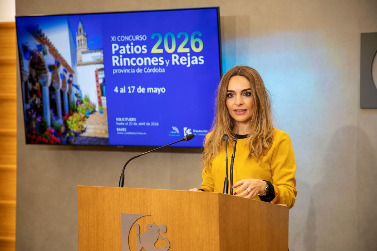 Narci Ruiz, en la presentación del Concurso de Patios, Rejas y Rincones organizado por la Diputación de Córdoba.