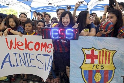 FC Barcelona pre-season tour in Thailand