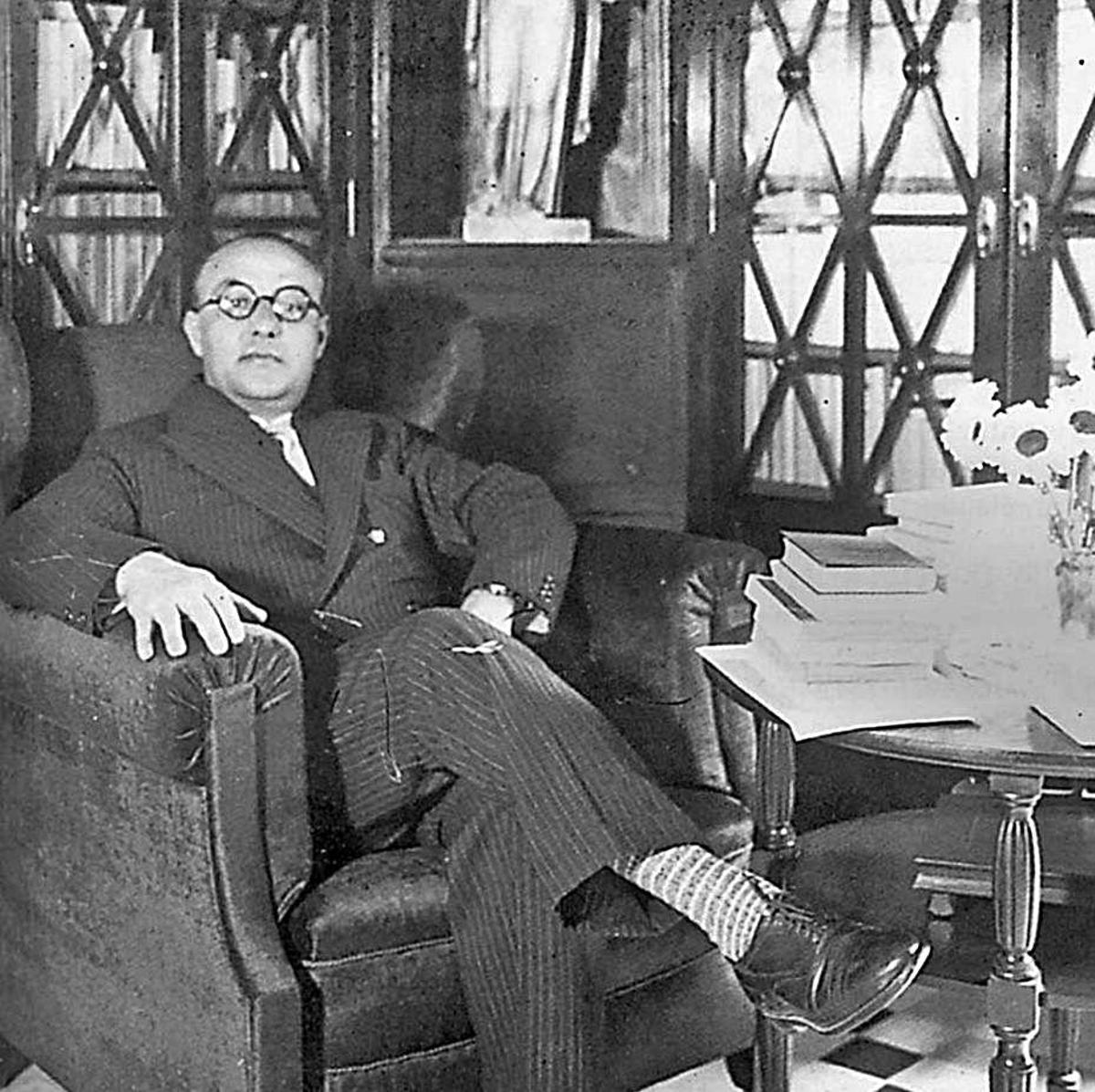 L'escriptor i periodista ganxó Agustí Calvet, Gaziel.