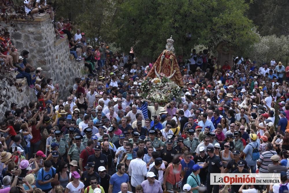 Romería de la Virgen de la Fuensanta: Llegada al S