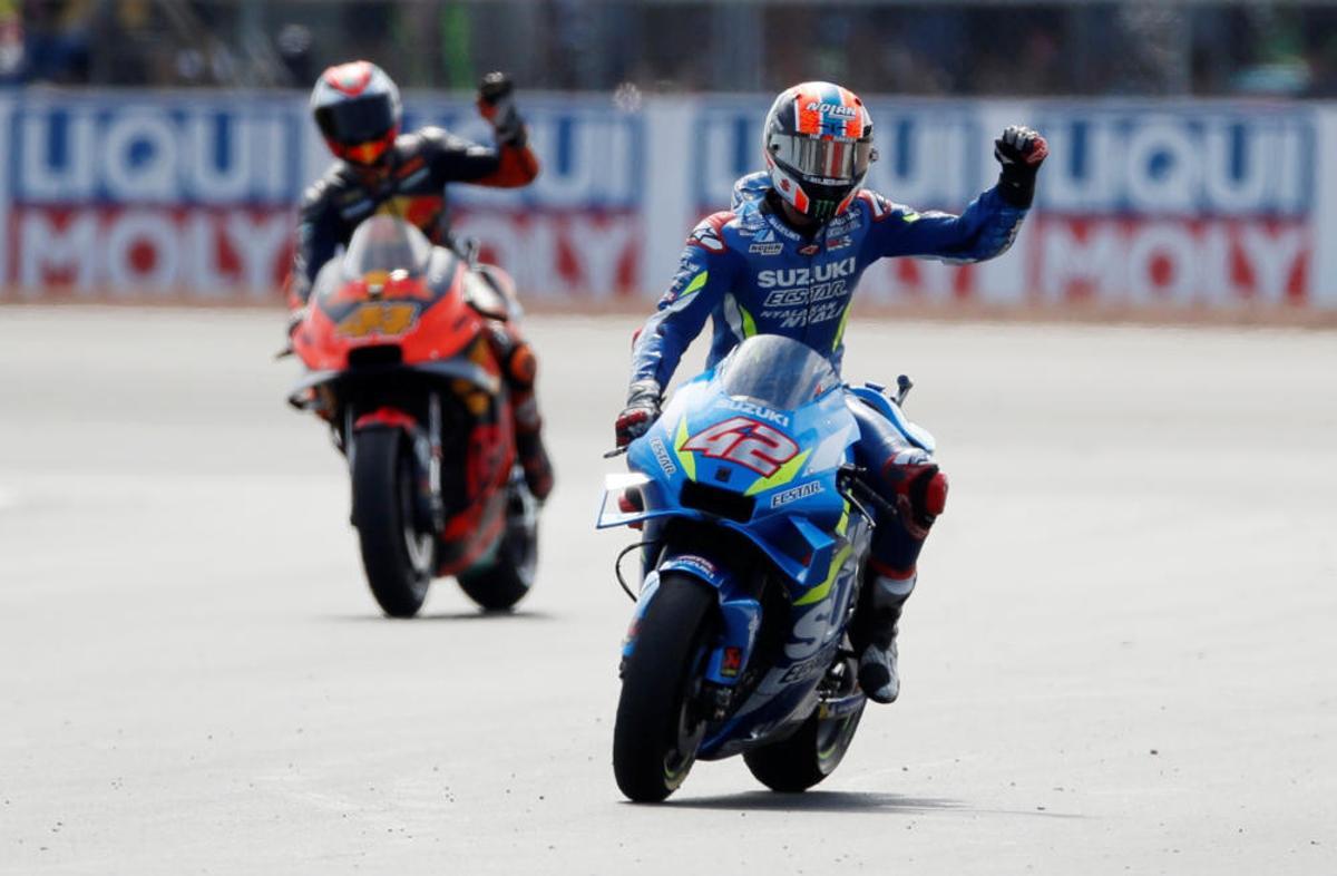Las imágenes de la victoria de Rins en Silverstone