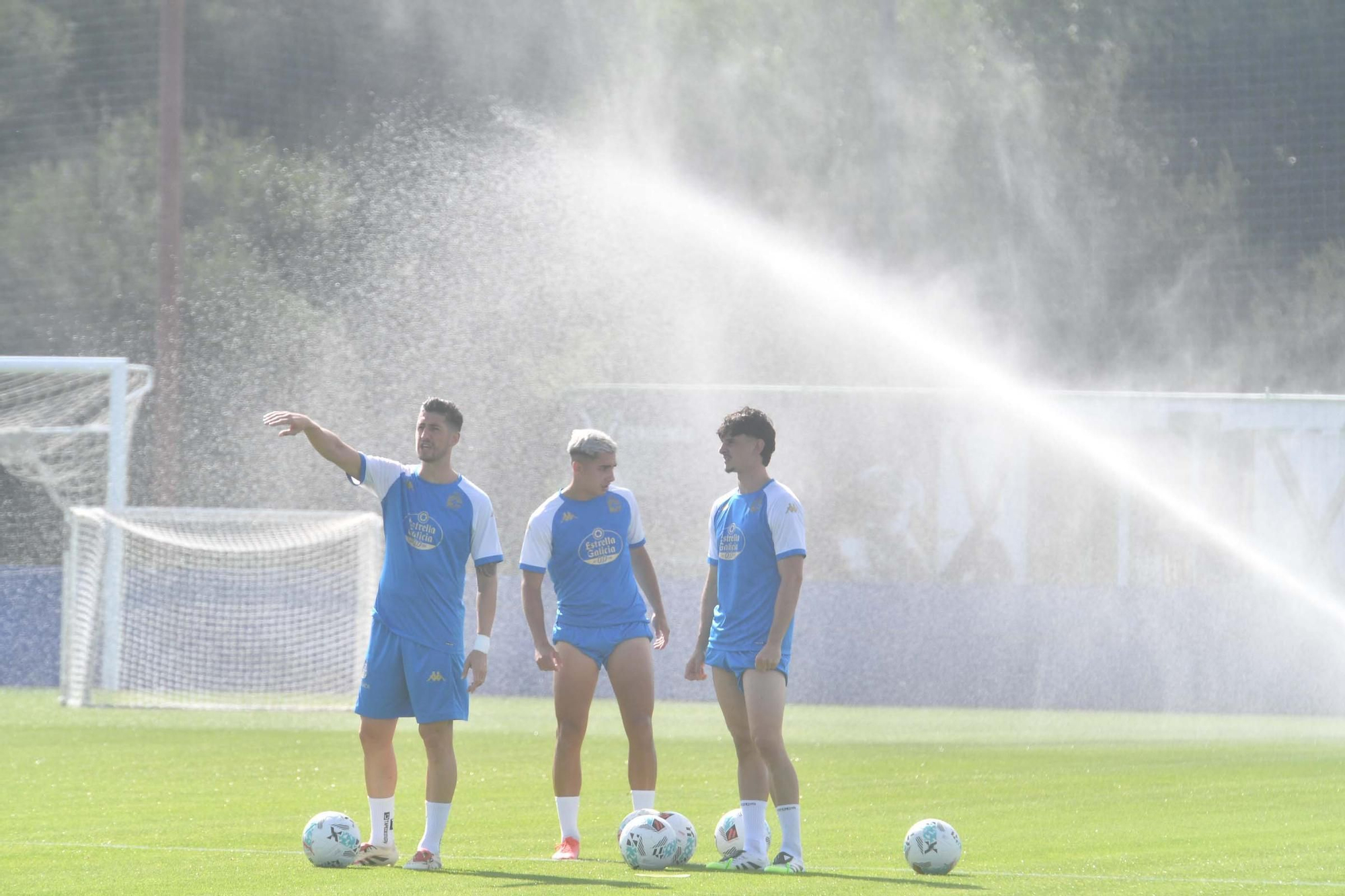 Primer entrenamiento bajo las órdenes de Antonio Hidalgo