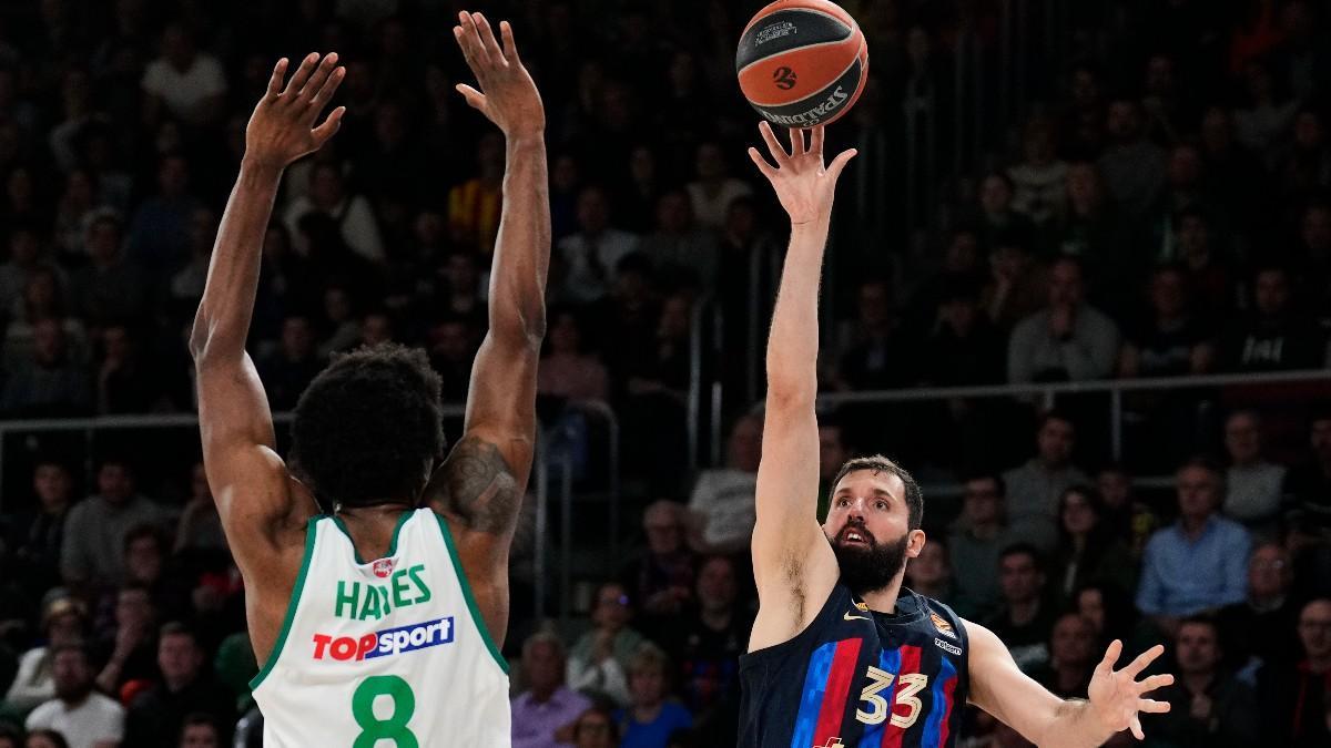 Mirotic, durante el partido contra Zalgiris