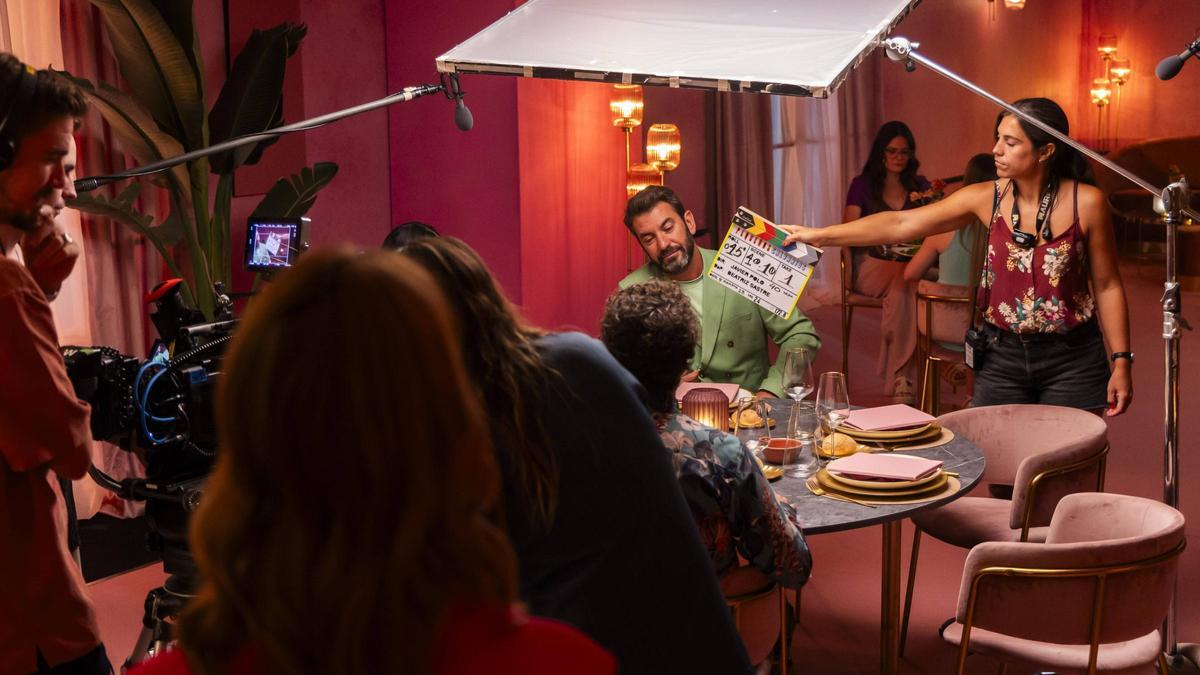 Rodaje de una película en València.