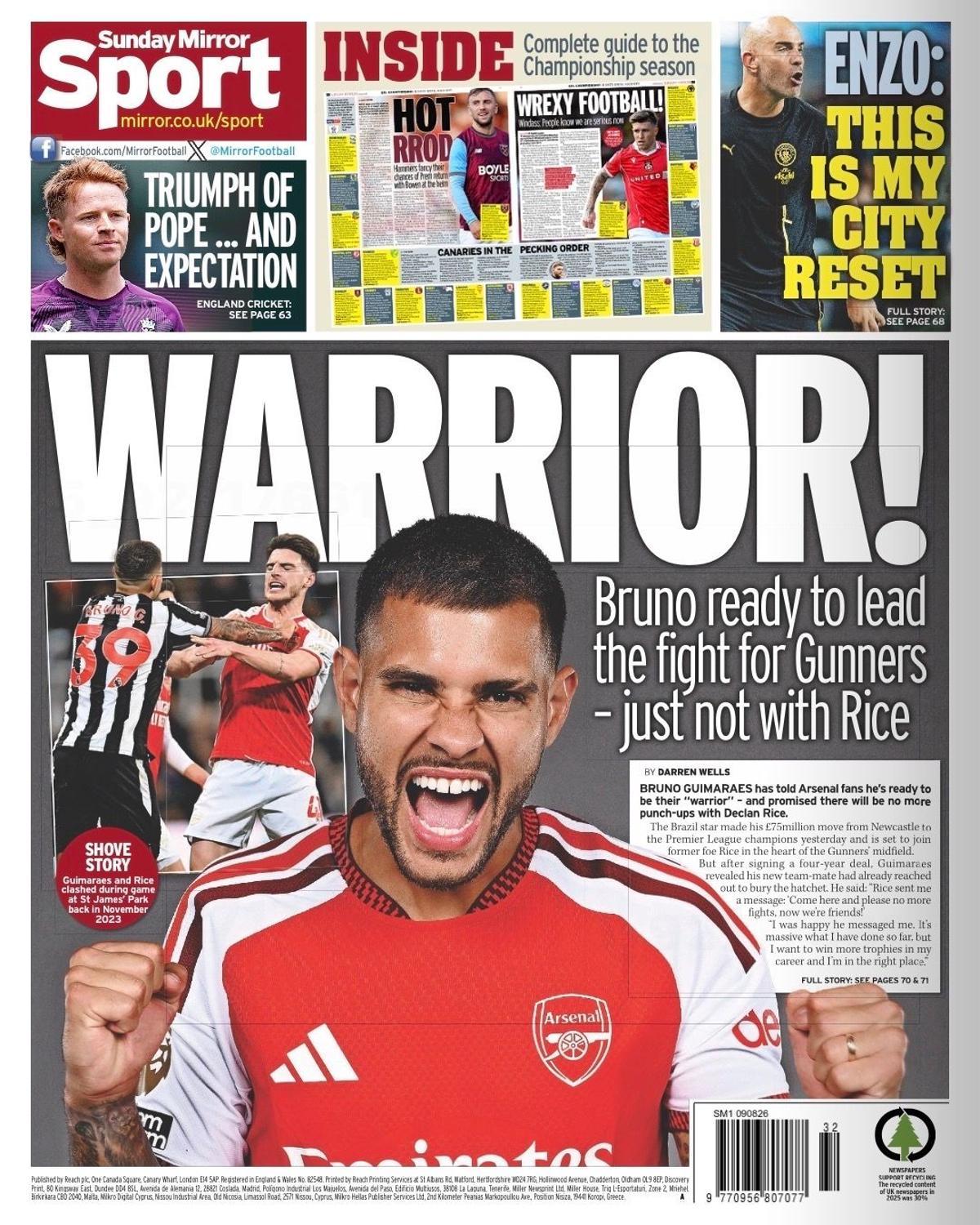 Las imágenes de las portadas de hoy