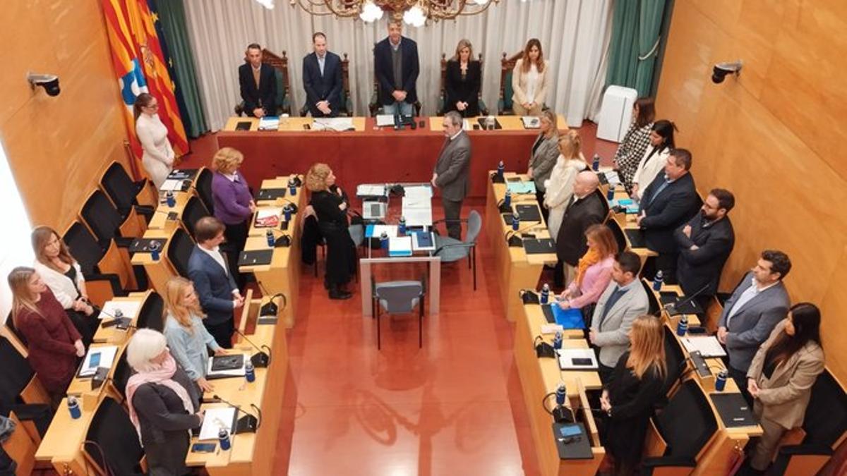 Imagen del Pleno municipal ordinario de Badalona del mes de noviembre