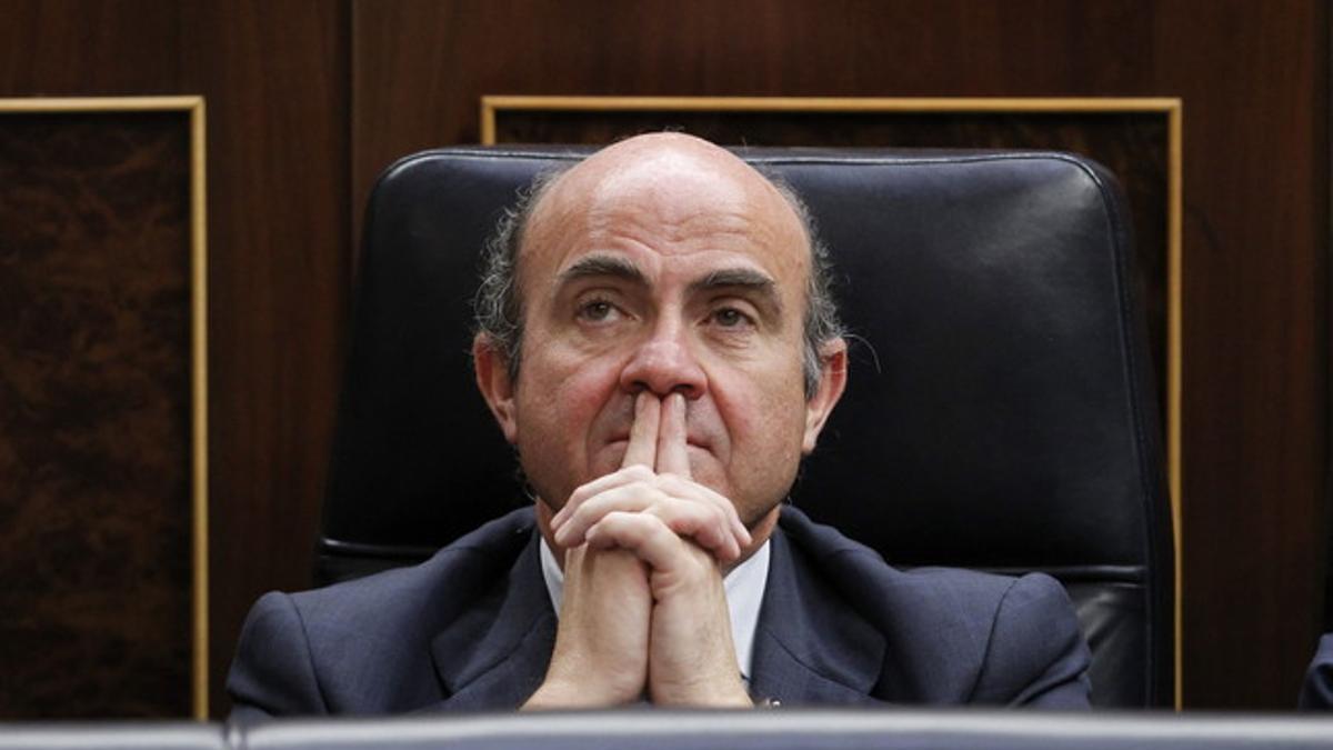 El ministro de Economía, Luis de Guindos.