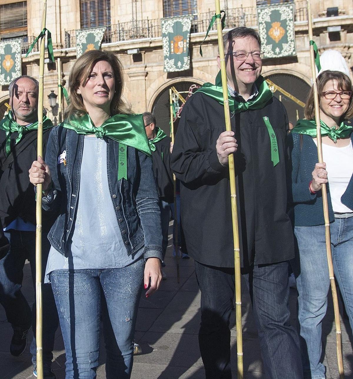 Amparo Marco junto a Ximo Puig.