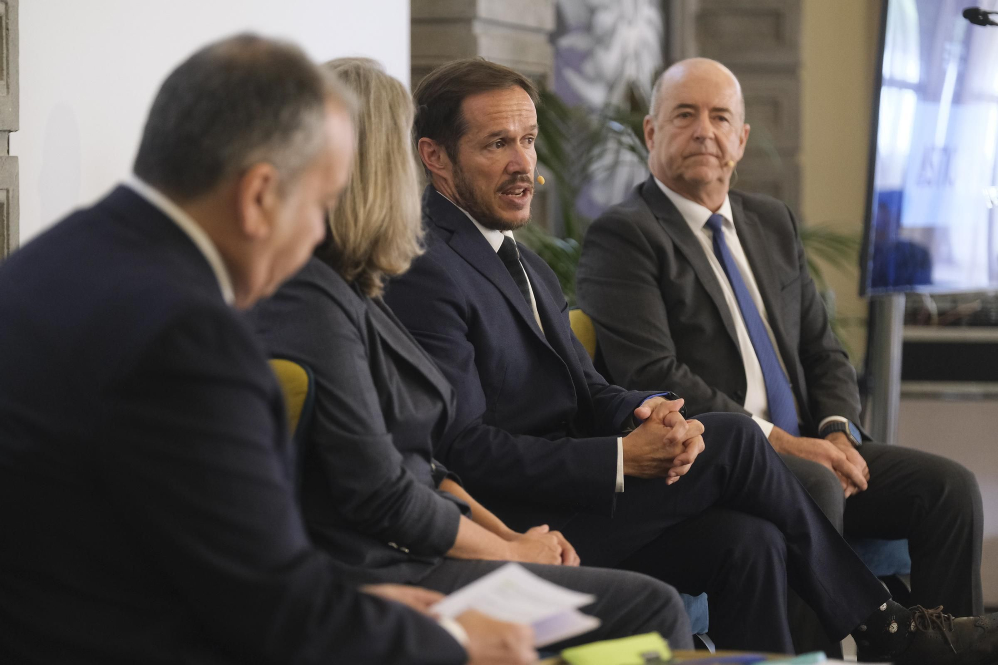 Foro Cambio Climático, con la presencia del consejero de Transición Ecológica del Gobierno de Canarias, Mariano Hernández Zapata. 