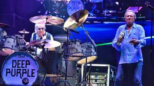 Ian Paice y Ian Gillan, durante el concierto de Deep Purple en Can Zam