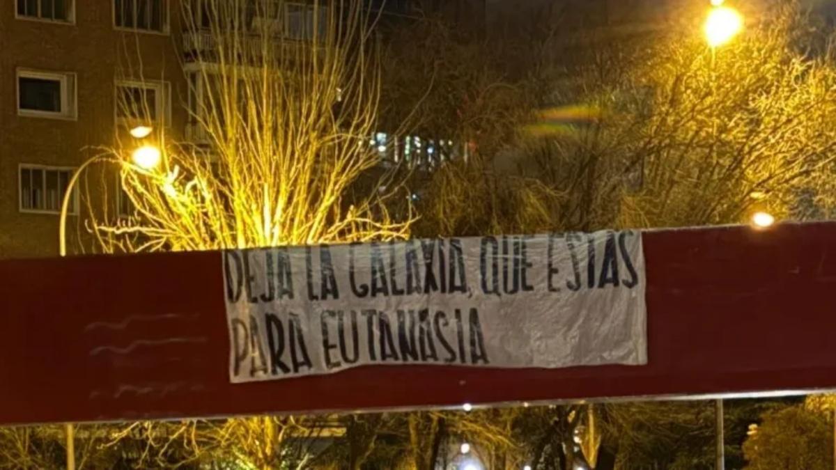 Las pancartas en contra de Florentino en Madrid