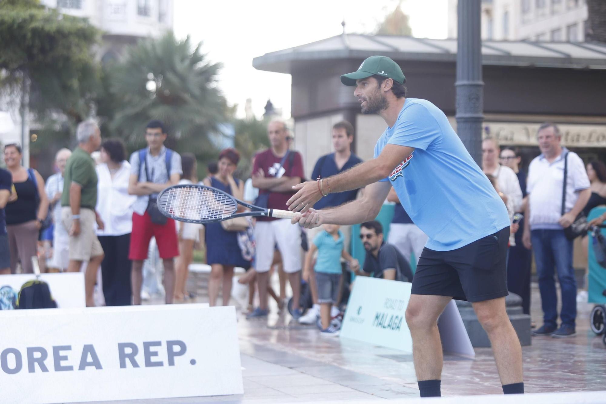 Fiesta del tenis en València por la Copa Davis