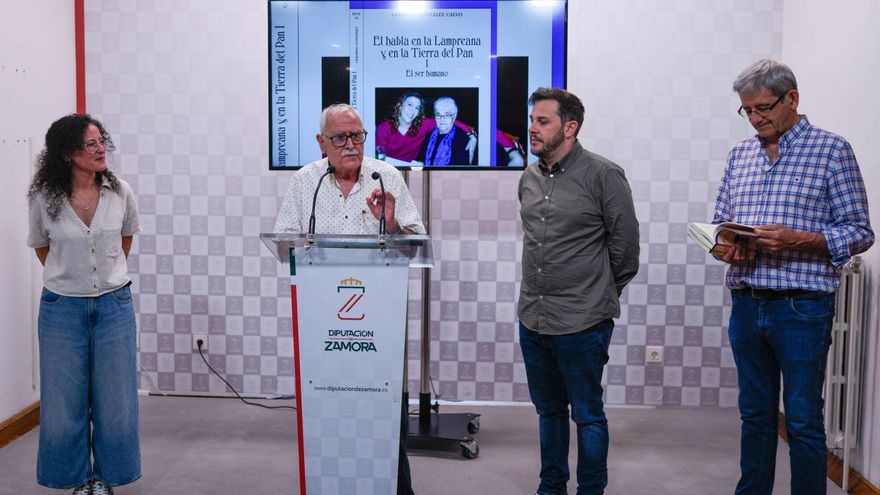 Gerardo González recopila en un libro el habla de Lampreana y Tierra del Pan en Zamora