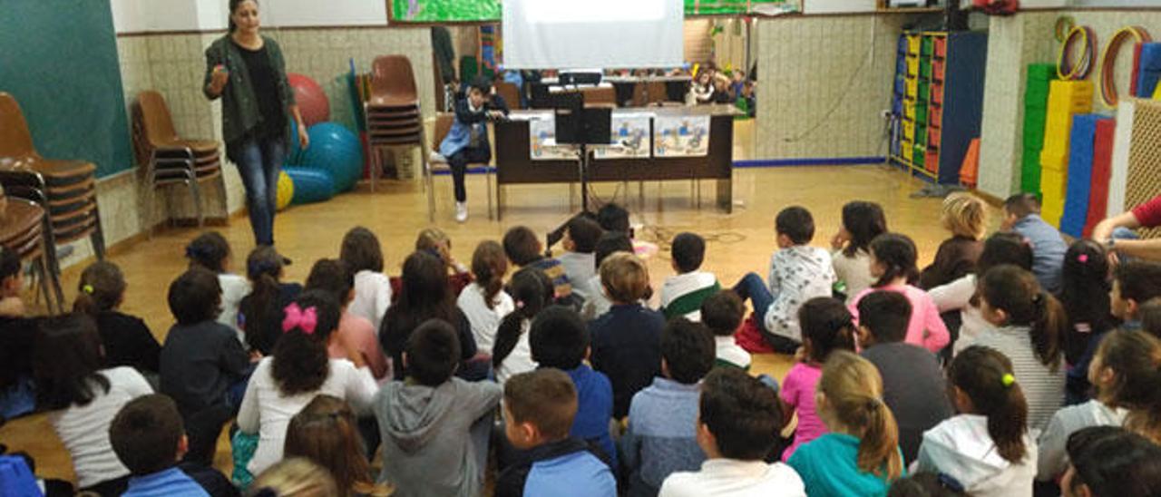 Una de las actividades desarrolladas en el colegio guardés dentro de su proyecto inclusivo.