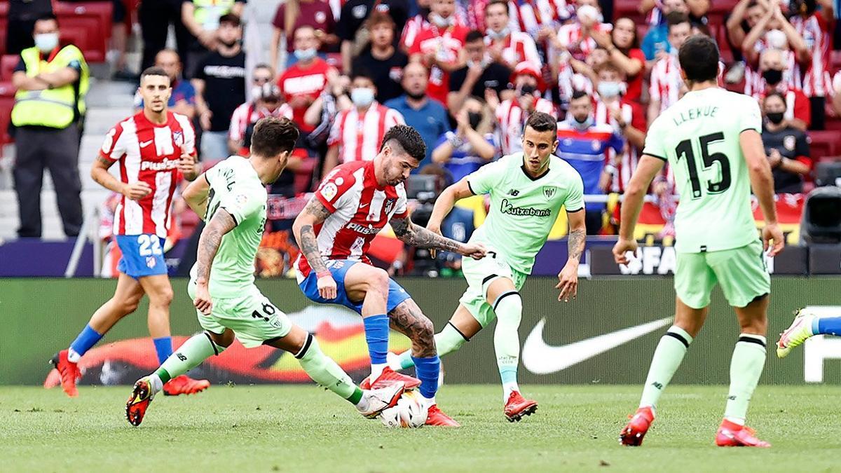 Resumen y goles del Atlético - Athletic (0-0) partido de la jornada 5.