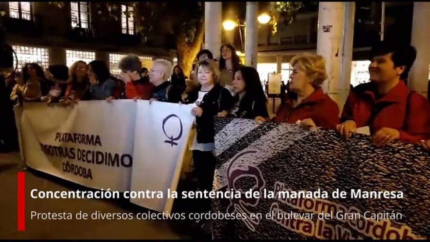 Vídeo concentración contra la sentencia de 'La Manada' de Manresa