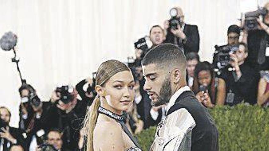 La supermodelo Gigi Hadid y el cantante Zayn Malik esperan su primer hijo