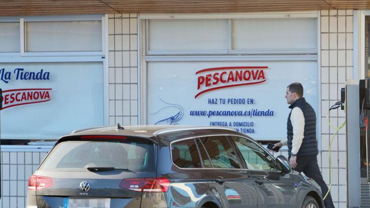 Punto de recarga de Nueva Pescanova.