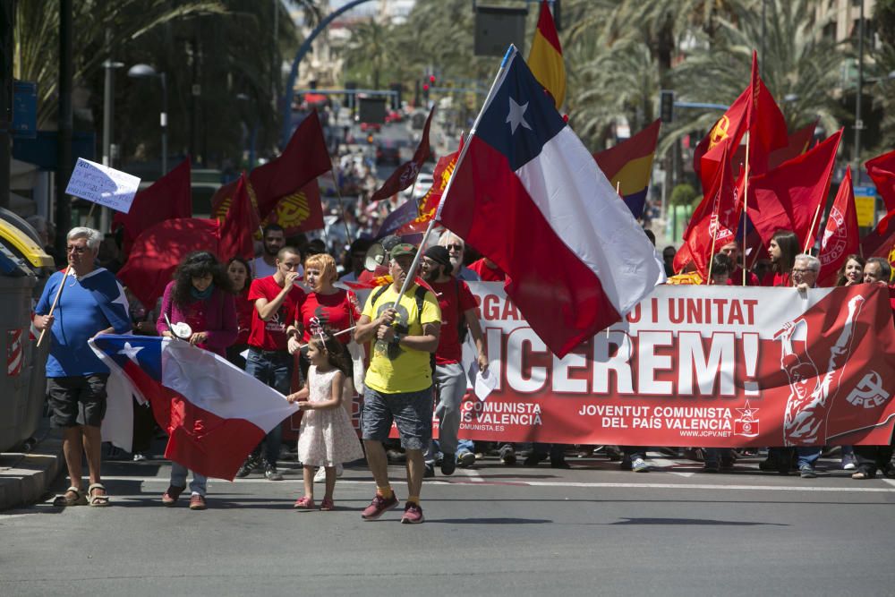 Manifestación del 1 de mayo en Alicante