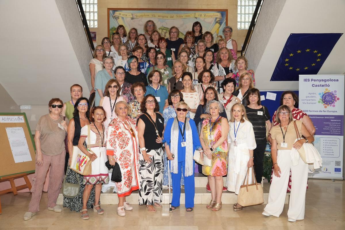 Las castellonenses que ayer participaron en el encuentro.