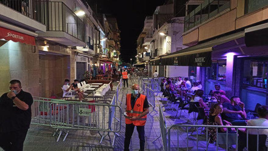 Zona d&#039;oci nocturn de Sitges.