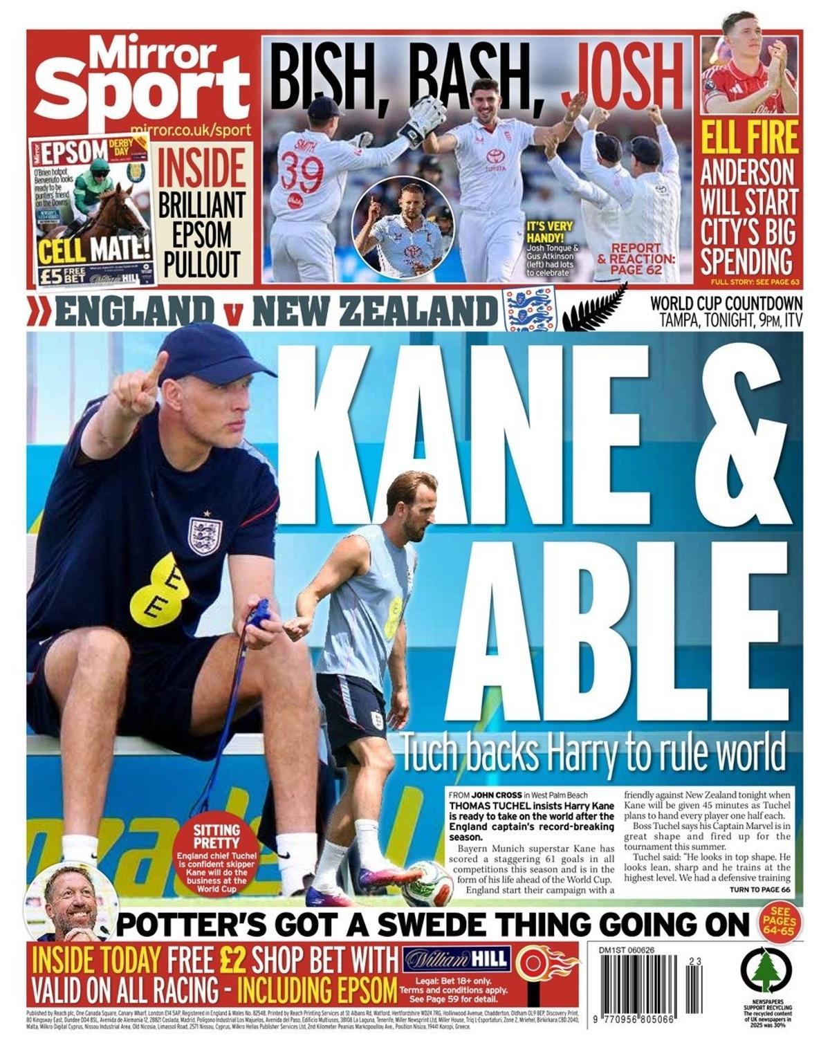 Estas son las portadas de la prensa deportiva de hoy