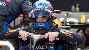 Max Verstappen, incrédulo al saber que había logrado la pole sprint en Miami