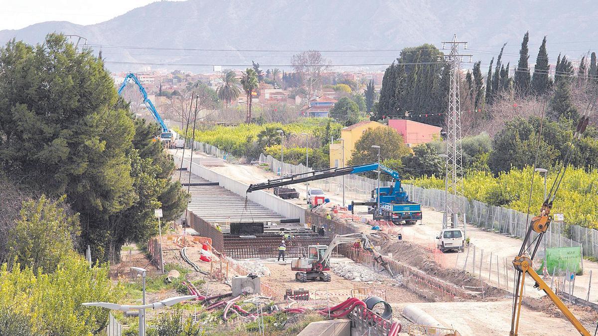 Obras en la línea de Alta Velocidad en Nonduermas.