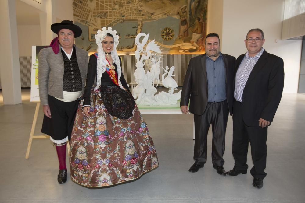 Las Hogueras Especiales de Alicante presentan sus maquetas y bocetos