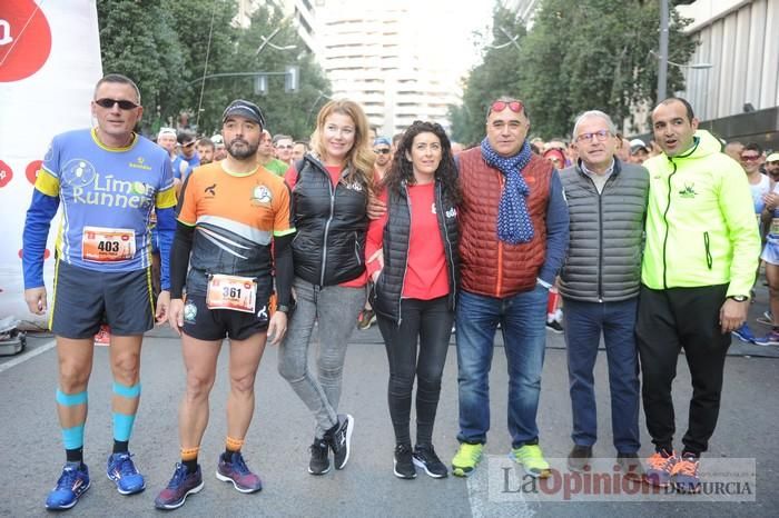 Salida Maratón y Media Maratón de Murcia