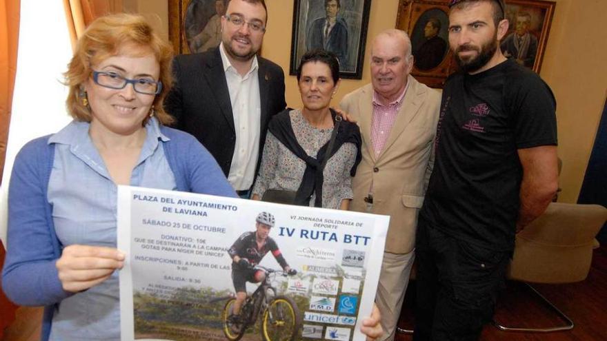 La presentación de la IV Ruta BTT solidaria.